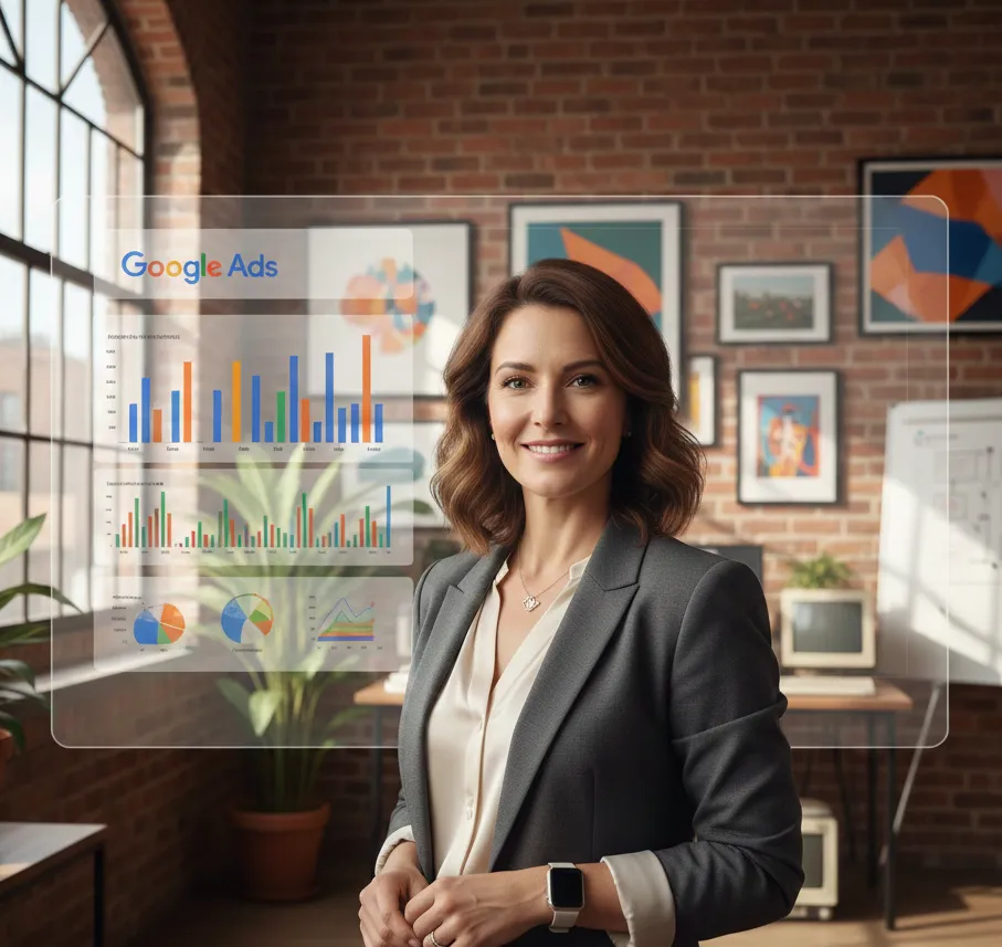 Equipo creativo en sesión de brainstorm